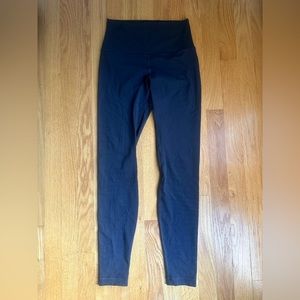 Lululemon align high-rise pant leggings 28” black granite (grey)